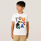 Farbenfroh Toucan T-Shirt (Vorne ganz)