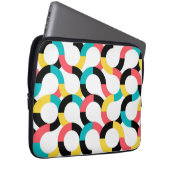 Farbenfroh, trendig, fröhlich, lustig, modern geom laptopschutzhülle (Vorne Rechts)