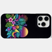Farbenfroh, tropisch/hawaiisch Case-Mate iPhone hülle (Rückseite (Horizontal))