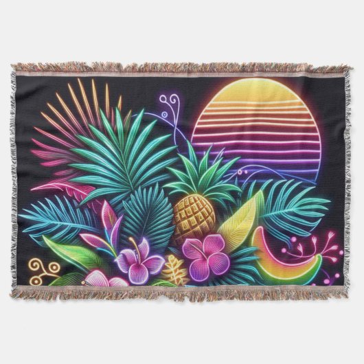 Farbenfroh, tropisch/hawaiisch decke (Vorderseite)
