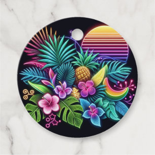 Farbenfroh, tropisch/hawaiisch geschenkanhänger