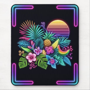 Farbenfroh, tropisch/hawaiisch mousepad