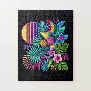 Farbenfroh, tropisch/hawaiisch puzzle