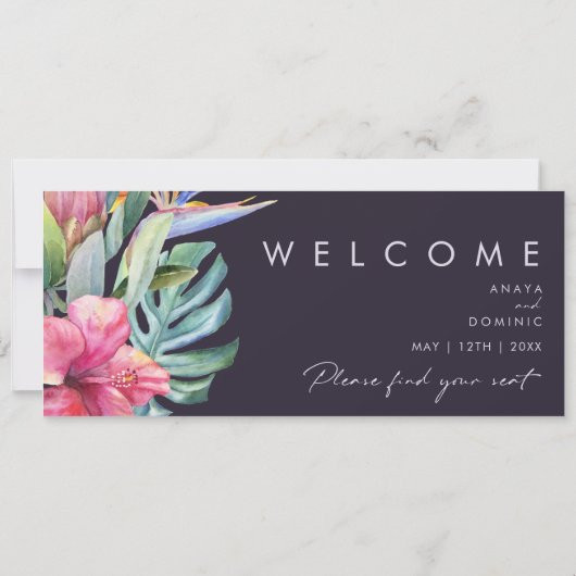 farbenfroh tropisch | Header für Lila Sitze (Rückseite)