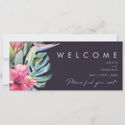 farbenfroh tropisch | Header für Lila Sitze (Vorderseite)