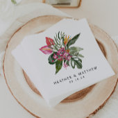 farbenfroh tropisch serviette