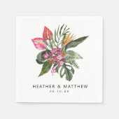 farbenfroh tropisch serviette (Vorderseite)