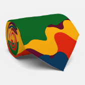 farbenfroh und auffällig krawatte (Gerollt)