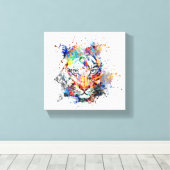 farbenfroh und auffällig leinwanddruck (Insitu (Holzboden))