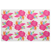 Farbenfroh und elegant rosa Rosenmuster Stoff (Fat Quarter (45,7 x 55,9 cm))