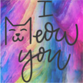 Farbenfroh und groß, ich meine, Sie kauen Aufkleber (Vorderseite)