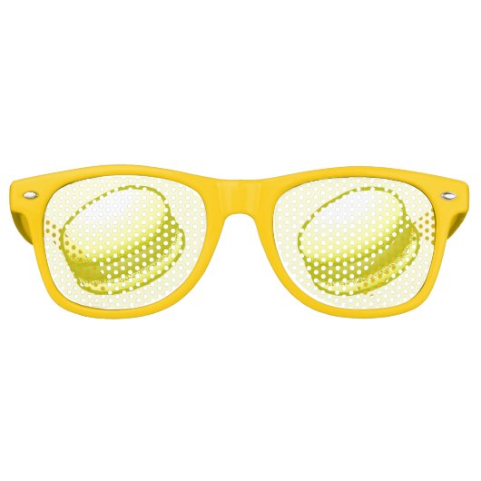 Farbenfroh und schöner Macaron Partybrille (Vorderseite)