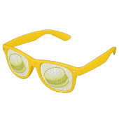 Farbenfroh und schöner Macaron Partybrille (Schrägansicht)