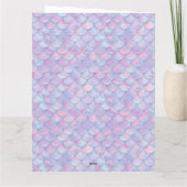 Farbenfroh unsere kleine Meerjungfrau das ganze Ja Karte (Rückseite)