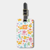 Farbenfroh unter dem Meer Kinderreisetag Gepäckanhänger (Vorderseite vertikal)