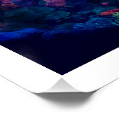 Farbenfroh unter dem Meer Poster (Ecke)