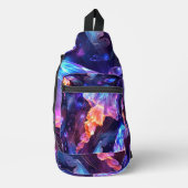 Farbenfroh unter der Meeresqualle | Crossbody Bag (Vorderseite)