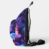 Farbenfroh unter der Meeresqualle | Crossbody Bag (Rechts)