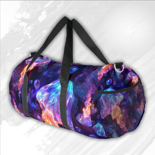 Farbenfroh unter der Meeresqualle Duffle Bag