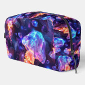 Farbenfroh unter der Meeresqualle | Waschbeutel (Rechte Ecke)