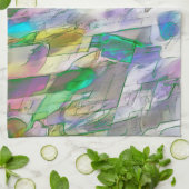 Farbenfroh verblasst, undurchsichtig versus satini geschirrtuch (Gefaltet)