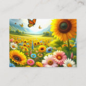 Farbenfroh Visitenkarte (Rückseite)