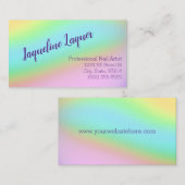 Farbenfroh Visitenkarte (Vorne/Hinten)
