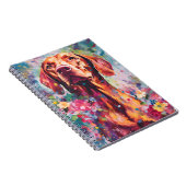 farbenfroh Vizsla Notizblock (Rechte Seite)