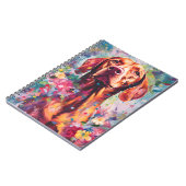 farbenfroh Vizsla Notizblock (Linke Seite)