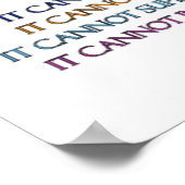 Farbenfroh, was Krebs nicht tun kann Angel Poster  (Ecke)