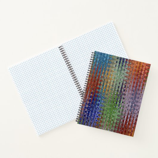 Farbenfroh Zig Zag #8897 - Spiral Notebook Notizblock (Innenseite)