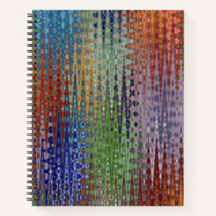 Farbenfroh Zig Zag #8897 - Spiral Notebook Notizblock