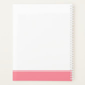 Farbenfroh zurück an den Schullehrer Planer (Rückseite)