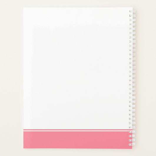 Farbenfroh zurück an den Schullehrer Planer (Rückseite)