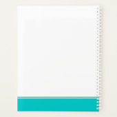 Farbenfroh zurück an den Schullehrer Planer (Rückseite)