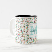 Farbenfroh Zweifarbige Tasse (Vorderseite Links)