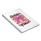 Farbenfrohe 100 Tage Schulrosa Stift Notizblock (Rechte Seite)