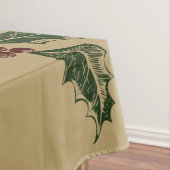 Farbenfrohe 1876 Frohe Weihnachten Tischdecke (Beispiel)