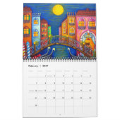 Farbenfrohe 2-Seiten-Kalender von Lisa Lorenz Kalender (Feb 2027)