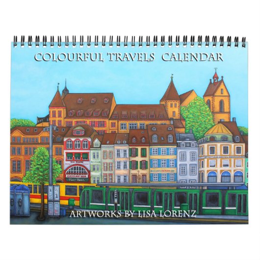 Farbenfrohe 2-Seiten-Kalender von Lisa Lorenz Kalender (Titelbild)