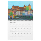 Farbenfrohe 2-Seiten-Kalender von Lisa Lorenz Kalender (Mär 2027)