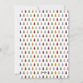 Farbenfrohe 3 Foto Frohe Weihnachten (Rückseite)