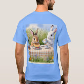 Farbenfrohe 3D Digital Art T - Shirt | Perfekt gee (Rückseite)