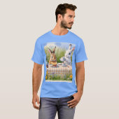 Farbenfrohe 3D Digital Art T - Shirt | Perfekt gee (Vorne ganz)