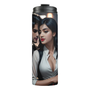 Farbenfrohe 3D Digital Art Thermal Tumbler - Perfe Thermosbecher