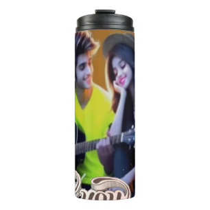 Farbenfrohe 3D Digital Art Thermal Tumbler - Perfe Thermosbecher