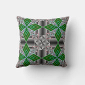 Farbenfrohe 3D Digital Art Threadlow Kissen | 16x1 (Rückseite)