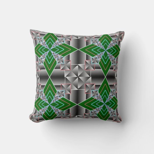 Farbenfrohe 3D Digital Art Threadlow Kissen | 16x1 (Vorderseite)