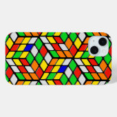 Farbenfrohe 3D-Kuben Case-Mate iPhone Hülle (Rückseite (Horizontal))