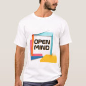 Farbenfrohe 3D-Sprechblase T-Shirt (Vorderseite)